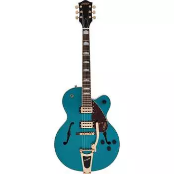 Электрогитара Gretsch G2410TG Streamliner Collection Hollow Body Single-Cut Electric Guitar with Bigsby, Ocean Turquoise