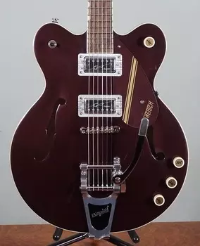 Электрогитара Gretsch G2604T Limited Edition Streamliner Rally II Center Block with Bigsby, Two-Tone Oxblood/Walnut Stain