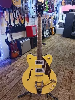 Электрогитара Gretsch G2604T Limited Edition Streamliner Rally II Center Block 2023 - Present - Two-Tone Bamboo Yellow / Copper Metallic