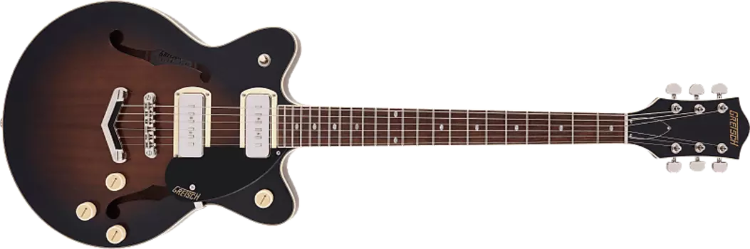 Электрогитара Gretsch G2655-P90 Streamliner Center Block Jr. Double-Cut P90 with V-Stoptail, Laurel Fingerboard, Brownsto Brownstone