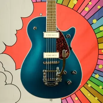 Электрогитара Gretsch G5210T-P90 Electromatic Jet Two 90 Single-Cut with Bigsby, Laurel Fingerboard, Petrol