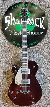 Электрогитара Gretsch G5220LH Left-Handed Electromatic Jet, Dark Cherry Metallic, BT Single-Cut with V-Stoptail