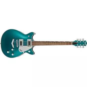 Электрогитара Gretsch G5222 Electromatic Double Jet BT с V-образным стоптейлом, бирюзовый цвет океана 2509310508