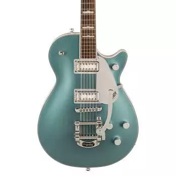 Электрогитара Gretsch G5230T-140 Electromatic 140th Double Platinum Jet with Bigsby - Laurel Fingerboard, Two-Tone Stone Platinum/Pearl Platinum