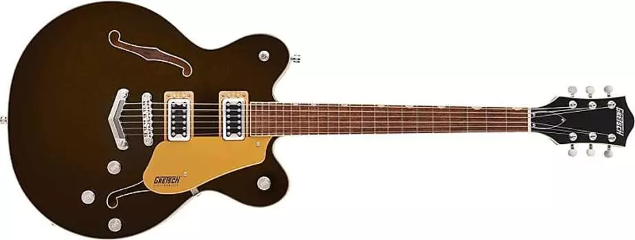 Электрогитара Gretsch G5622 Electromatic Center Block Double-Cut с электрогитарой V-Stoptail - черное золото G5622 Electromatic Center Block Double-Cut with V-Stoptail Electric Guitar -