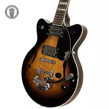 Электрогитара Gretsch G5622T-140 Electromatic 140th Double Platinum Center Block with Bigsby Two-Tone Stone Platinum/Pearl Platinum