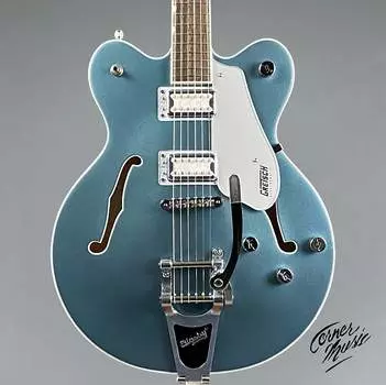 Электрогитара Gretsch G5622T-140 Electromatic Double Platinum Center Block with Bigsby 2023 - Two Tone Stone Platinum / Pearl Platinum
