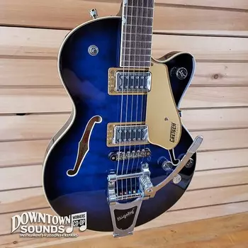 Электрогитара Gretsch G5655T-QM Electromatic Center Block Jr. - Single-Cut, Quilted Maple with Bigsby - Hudson Sky