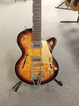 Электрогитара Gretsch G5655T-QM Electromatic Center Block Jr. Quilt Semi-Hollow Electric Guitar w/ Bigsby - Sweet Tea