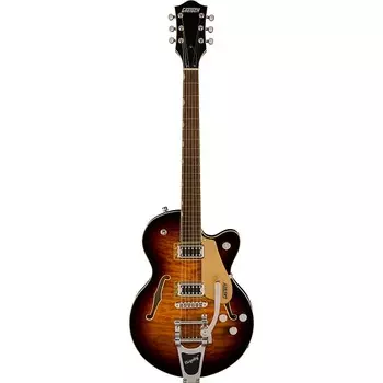 Электрогитара Gretsch G5655T-QM Electromatic Center Block Jr. Quilt Bigsby Guitar, Sweet Tea