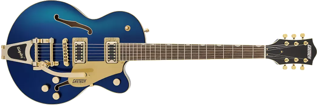 Электрогитара Gretsch G5655TG Electromatic Center Block Jr. Single-Cut with Bigsby and Gold Hardware, Laurel Fingerboard Azure Metallic