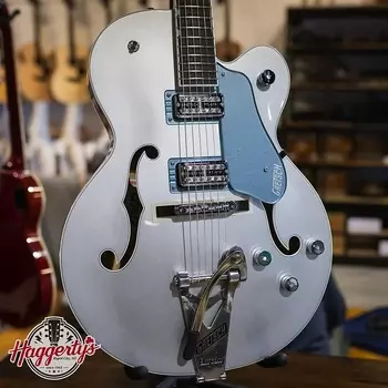 Электрогитара Gretsch G6118T-140 MIJ LTD 140th Anniversary Double Platinum Hollow Body Electric Guitar w/Hardshell Case