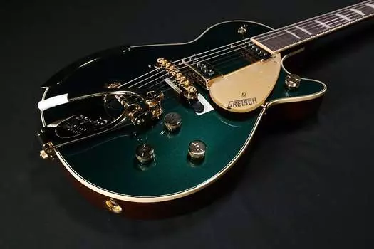 Электрогитара Gretsch G6128T-57 Vintage Select 57 Duo Jet with Bigsby Cadillac Green 2401612846 496