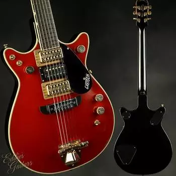 Электрогитара Gretsch G6131G-MY-RB Limited Edition Malcolm Young Signature Jet - Vintage Firebird Red