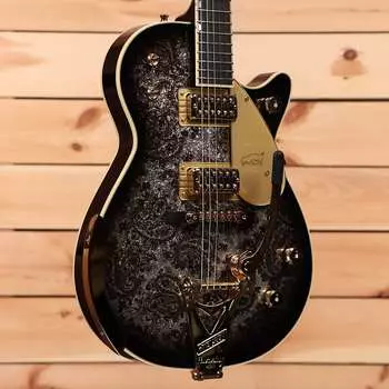Электрогитара Gretsch G6134TG Limited Edition Paisley Penguin - Black Paisley - JT23041320 - PLEK'd
