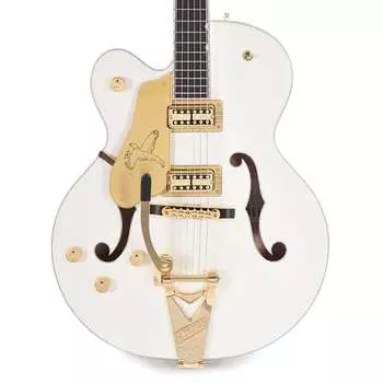 Электрогитара Gretsch G6136TG-LH LEFTY Players Edition White Falcon Hollow Body w/Bigsby