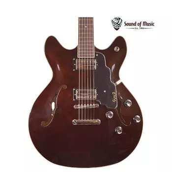 Электрогитара Guild Newark St. Collection Starfire I DC Double-Cut Semi-Hollowbody Guitar - Vintage Walnut