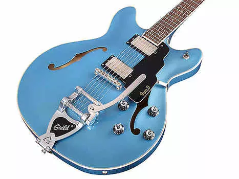 Электрогитара Guild Newark St. Collection Starfire I DC Pelham Blue with tremolo