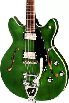 Электрогитара Guild Starfire I DC Semi Hollow Electric Guitar w/ Tremolo Bridge, Emerald Green