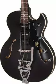 Электрогитара Guild Starfire I Jet 90 Semi Hollow Electric Guitar, Satin Black