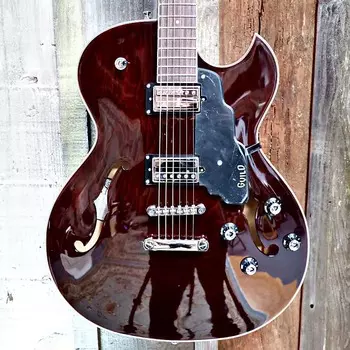 Электрогитара Guild Starfire I SC Newark St. Collection Vintage Walnut w/ Deluxe Gig Bag + 2 Free Packs of Strings & Pick Variety Pack