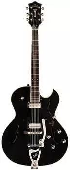Электрогитара Guild Starfire III Hollow Body Electric Guitar with Guild Vibrato Tailpiece - Black - 2023