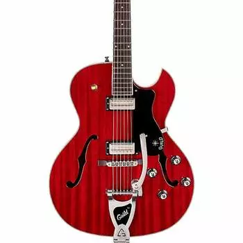 Электрогитара Guild Starfire III Hollowbody Archtop Electric Guitar With Vibrato Tailpiece Cherry Red