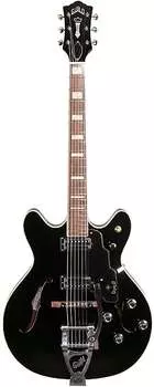 Электрогитара Guild Starfire V - Semi Hollow Body Electric Guitar with Case - Black