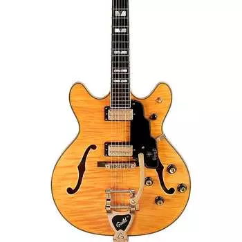 Электрогитара Guild Starfire VI Flamed Maple Semi-Hollow Electric Guitar With Vibrato Tailpiece Blonde