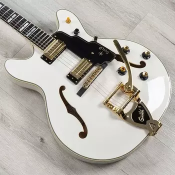 Электрогитара Guild Starfire VI Semi-Hollow Guitar, Ebony Fretboard, Snowcrest White
