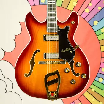 Электрогитара Hagstrom '67 Viking II Limited Edition Hollowbody Electric Guitar, Vintage Sunburst
