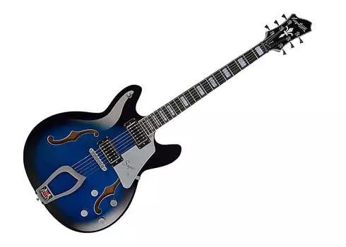 Электрогитара Hagstrom Super Viking Dark Baltic Sea Semi-Hollow Electric, New