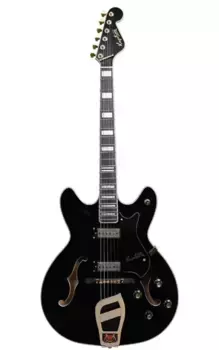 Электрогитара Hagstrom VIK67-G-BLK 67' Viking II Electric Guitar. Black Gloss