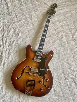 Электрогитара Hagstrom - Vintage Sunburst ’67 Viking II Semi Hollow Body! VIK67-G-VSB