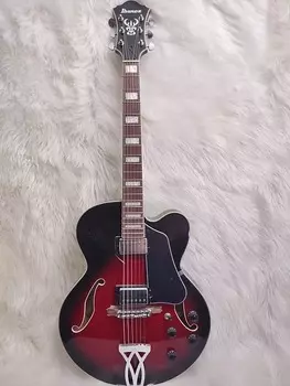 Электрогитара Ibanez AF75-TRS Artcore with Rosewood Fretboard 2006 - 2017 - Transparent Red Sunburst