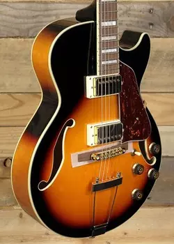Электрогитара Ibanez AG75G Hollowbody Guitar Brown Sunburst