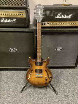 Электрогитара Ibanez AM73B-TF Artcore Series Semi-Hollow Electric Guitar Tobacco Flat