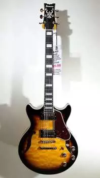 Электрогитара Ibanez AM93-AYS Electric Semi Hollow Guitar Antique Yellow Sunburst