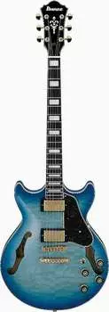 Электрогитара Ibanez AM93QMJBB Artcore Expressionist Semi Hollow Electric Guitar Jet BlueBurst