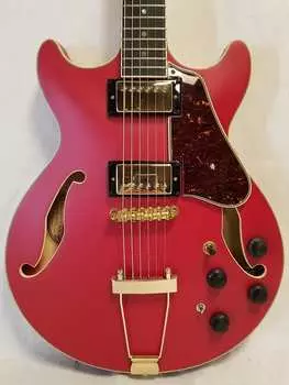 Электрогитара Ibanez AMH90CRF AM Artcore Expressionist 6 String HollowbodyElectric Guitar, Cherry Red Flat