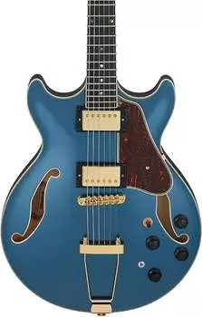 Электрогитара Ibanez AMH90PBM Artcore Expressionist Semi-Hollow Guitar, Prussian Blue Metallic