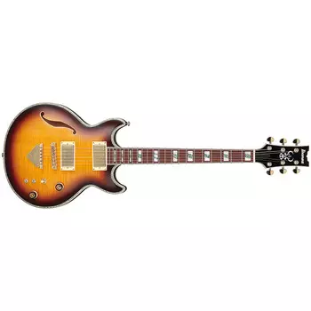 Электрогитара Ibanez AR520HFM AR Series Semi-Hollow Guitar, Bound Jatoba, Violin Sunburst