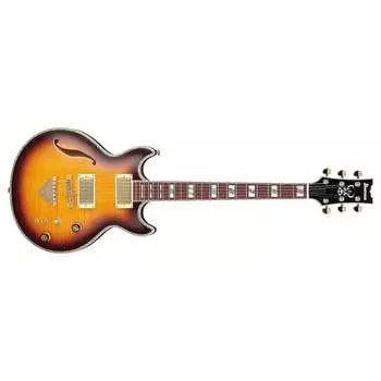 Электрогитара Ibanez AR Series AR520HFM Semi-Hollow Guitar, Jatoba Fretboard, Light Blue Burst