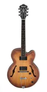 Электрогитара Ibanez Artcore AF55 Hollow-Body Electric Guitar Tobacco Flat