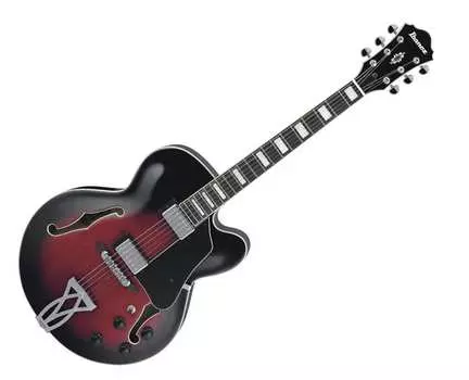 Электрогитара Ibanez Artcore AF75-TRS Hollowbody Electric Guitar - Trans Red Sunburst