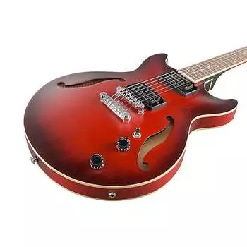 Электрогитара Ibanez Artcore AM53 Semi-Hollow Electric Guitar in Sunburst Red Flat