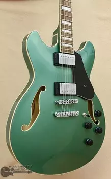 Электрогитара Ibanez Artcore AS73 Hollow Body - Olive Green Metallic