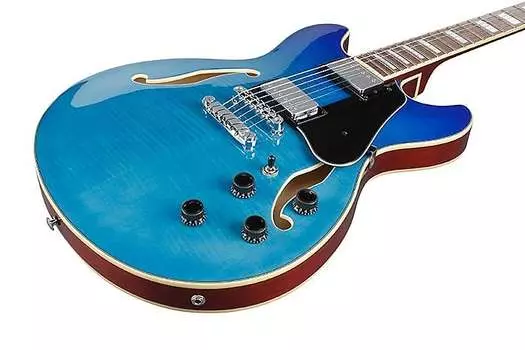 Электрогитара Ibanez Artcore AS73FMAZG Azure Blue Gradation Semi Hollow Body