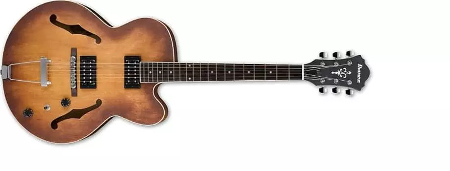 Электрогитара Ibanez Artcore Model AF55TF Hollow-Body Electric Guitar Flat Tobacco Finish