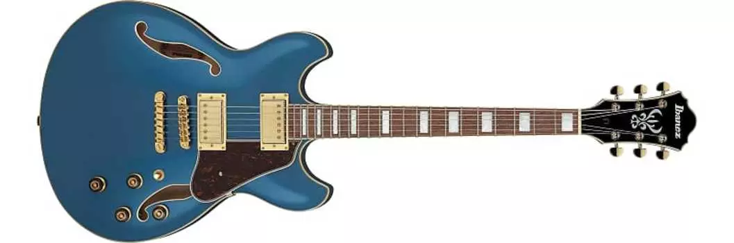 Электрогитара Ibanez AS73 w/ Gold Hardware - Prussian Blue Metallic AS73GPBM
